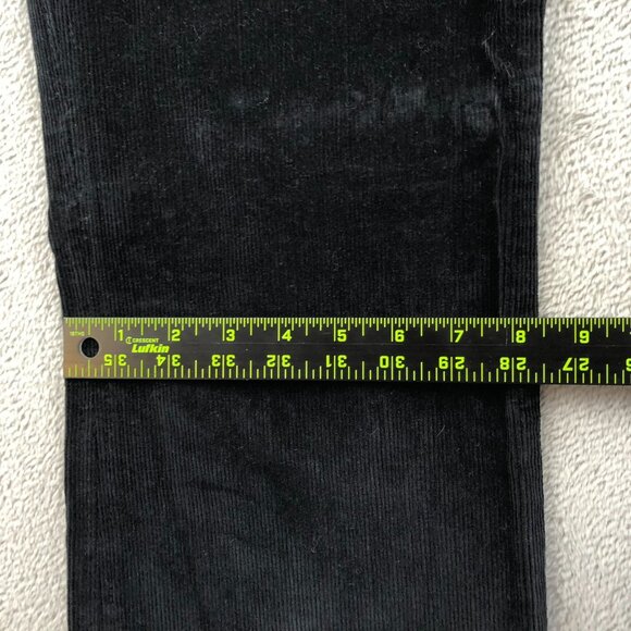 2 Steve & Barry's Classic Corduroy Womens Pants Size 10R Lot Of Two Black Flare - Picture 8 of 16